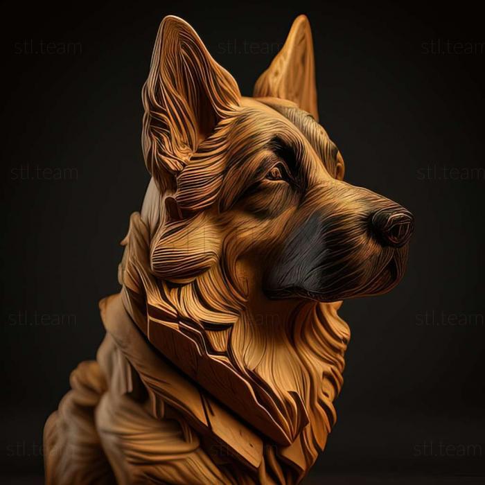 3D model Sharplaninsky Shepherd dog (STL)